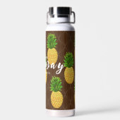 Ananas Brown Trinkflasche (Rückseite)