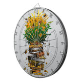 Ananas Bücher Dartscheibe (Vorderseite rechts)