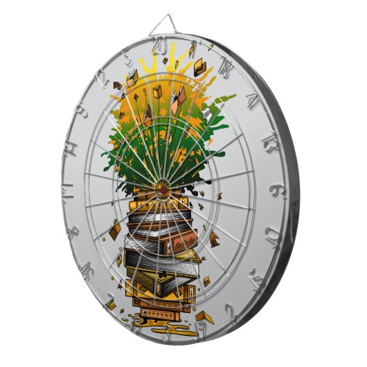 Ananas Bücher Dartscheibe (Vorderseite rechts)