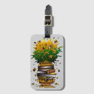 Ananas Bücher Gepäckanhänger