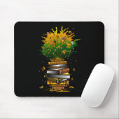 Ananas Bücher Mousepad (Mit Mouse)