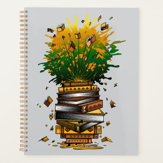 Ananas Bücher Planer (Vorderseite)