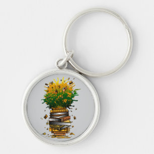 Ananas Bücher Schlüsselanhänger