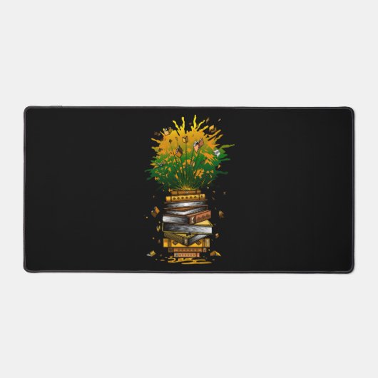 Ananas Bücher Schreibtischunterlage (Vorderseite)