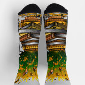Ananas Bücher Socken (Oben)