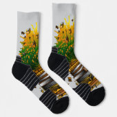 Ananas Bücher Socken (Rechts)