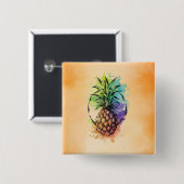 Ananas Button (Vorne & Hinten)