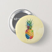 Ananas Button (Vorne & Hinten)