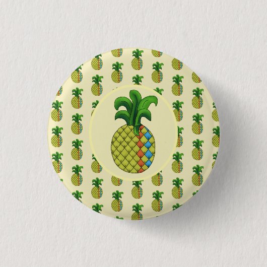 Ananas Button (Vorderseite)