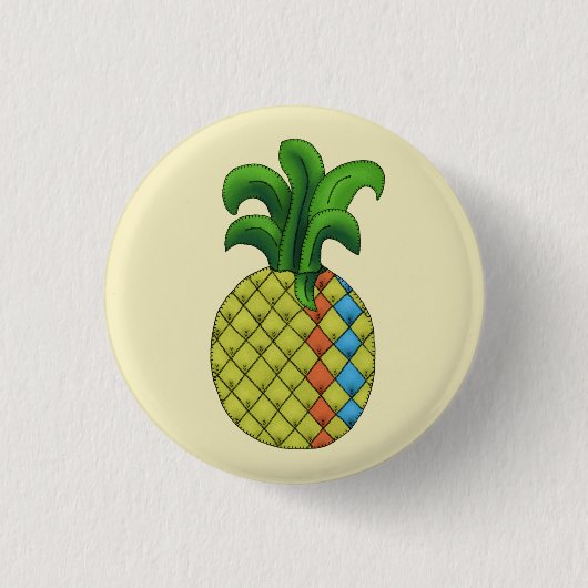 Ananas Button (Vorderseite)