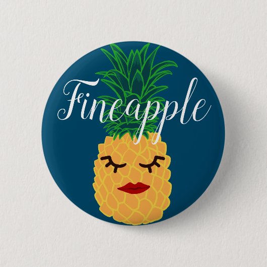 Ananas Button (Vorderseite)