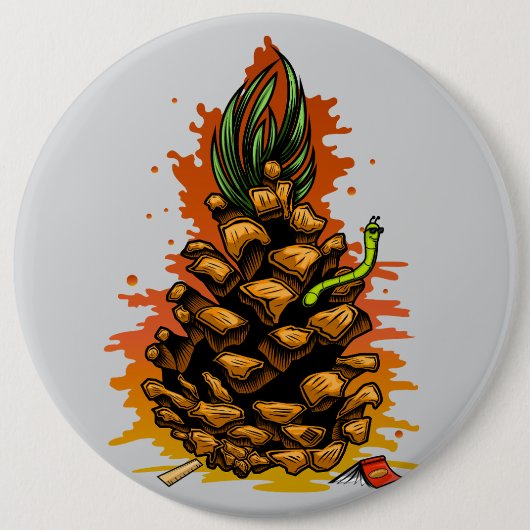 Ananas Button (Vorderseite)
