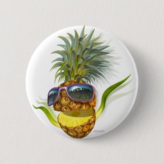 Ananas Button (Vorderseite)