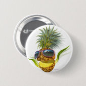 Ananas Button (Vorne & Hinten)