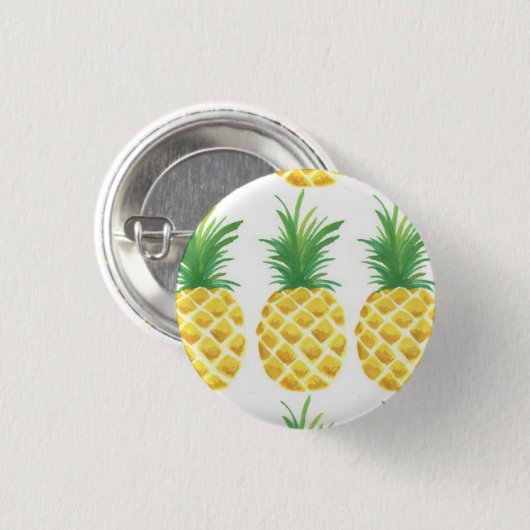 Ananas Button (Vorne & Hinten)