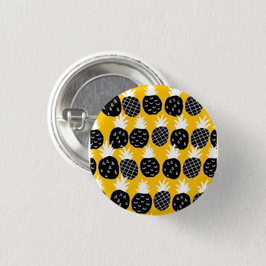 Ananas Button (Vorne & Hinten)