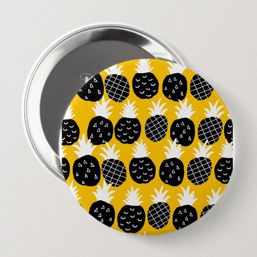 Ananas Button (Vorne & Hinten)