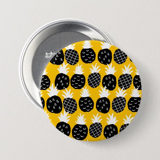 Ananas Button (Vorne & Hinten)