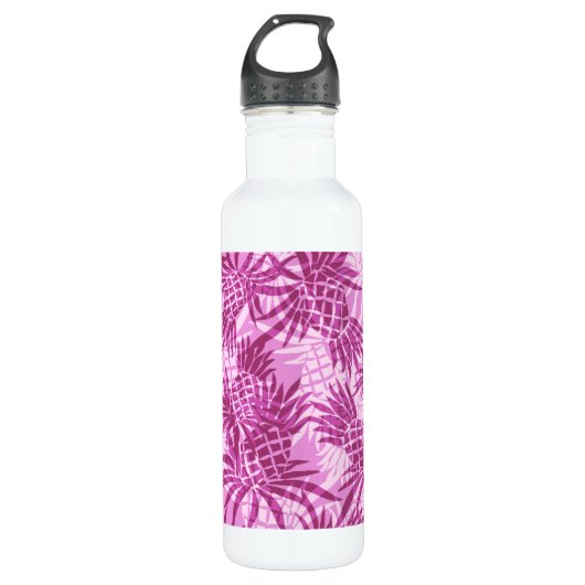 Ananas-Camouflage Hawaii Trinkflasche (Vorderseite)