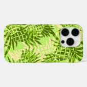 Ananas-Camouflage Hawaiian Lime Green Case-Mate iPhone Hülle (Rückseite (Horizontal))