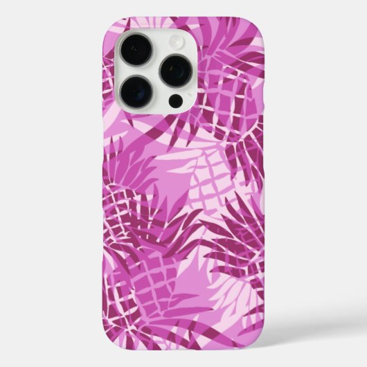 Ananas-Camouflage Hawaiian Pink Case-Mate iPhone Hülle (Rückseite)