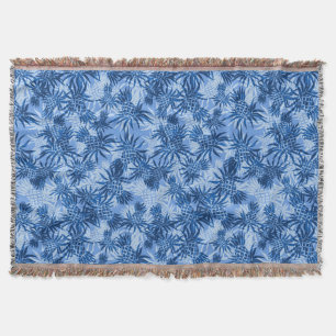 Ananas-Camouflage Hawaiian Throw Blanket Decke