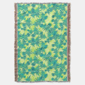 Ananas-Camouflage Hawaiian Throw Blanket Decke (Vorderseite Vertikal)
