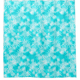 Ananas-Camouflage Hawaiian Tropical Aloha Shirt Duschvorhang
