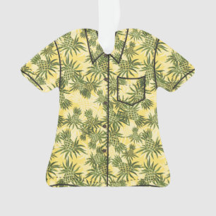 Ananas-Camouflage Hawaiian Tropical Aloha Shirt Ornament