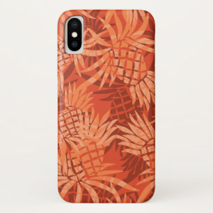Ananas-Camouflage Hawaiian Tropical - Orange Case-Mate iPhone Hülle