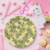 Ananas-Camouflage Hawaiian Tropical Pappteller (Party)