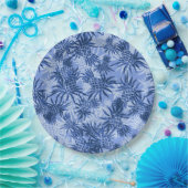 Ananas-Camouflage Hawaiian Tropical Pappteller (Party)