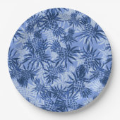 Ananas-Camouflage Hawaiian Tropical Pappteller (Vorderseite)