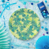 Ananas-Camouflage Hawaiian Tropical Pappteller (Party)