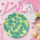 Ananas-Camouflage Hawaiian Tropical Pappteller (Party)