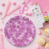 Ananas-Camouflage Hawaiian Tropical Pappteller (Party)