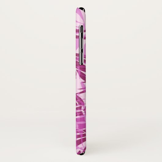 Ananas-Camouflage Hawaiian Tropical - Rosa Case-Mate iPhone Hülle (Hinten/Links)