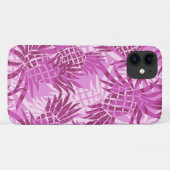 Ananas-Camouflage Hawaiian Tropical - Rosa Case-Mate iPhone Hülle (Rückseite (Horizontal))