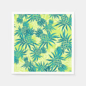 Ananas-Camouflage Hawaiian Tropical Serviette (Vorderseite)