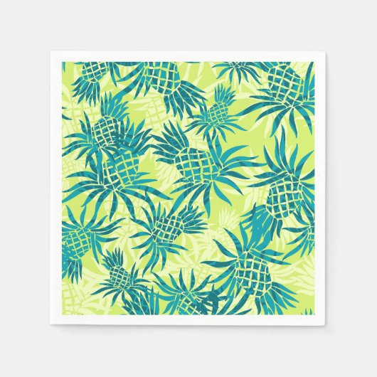 Ananas-Camouflage Hawaiian Tropical Serviette (Vorderseite)