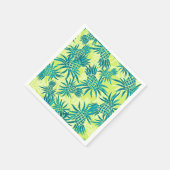 Ananas-Camouflage Hawaiian Tropical Serviette (Ecke)