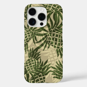 Ananas-Camouflage Hawaiianisches Olivenöl iPhone 16 Pro Hülle