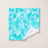 Ananas-Camouflage Hawaiianisches tropisches Koordi Badhandtuch Set (Waschlappen)
