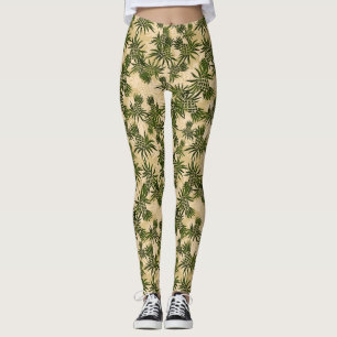 Ananas-Camouflage-hawaiisches tropisches Leggings