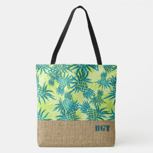 Ananas Camouflage Monogram Hawaiian Beach Bag Tasche