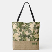 Ananas-Camouflage-Monogramm-hawaiische Tasche (Rückseite)