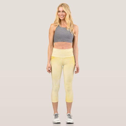 Ananas Capri Leggings (Vorderseite)