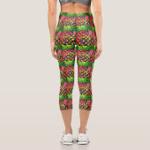 Ananas Capri-Leggings Capri Leggings (Rückseite)