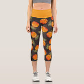 Ananas Capri-Leggings Capri Leggings (Vorderseite)