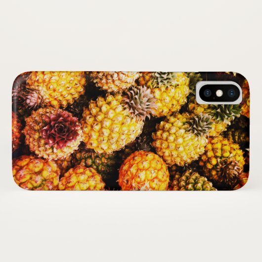 Ananas Case-Mate iPhone Hülle (Rückseite (Horizontal))